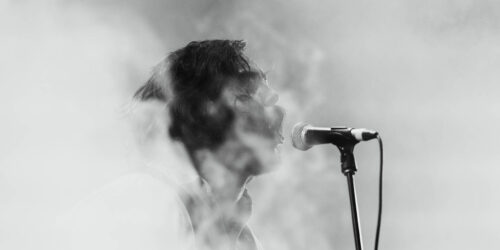 Black and white photos in concert photography